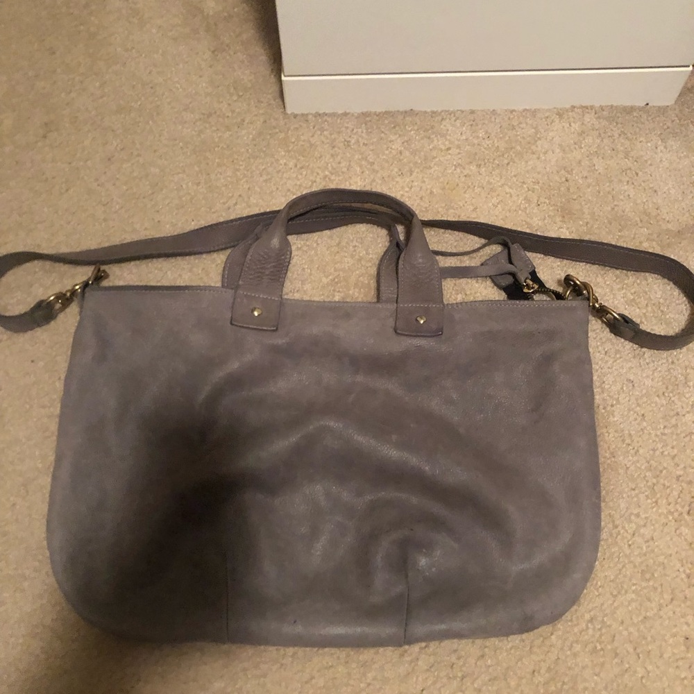Clare v messenger bag (discontinued) in grey